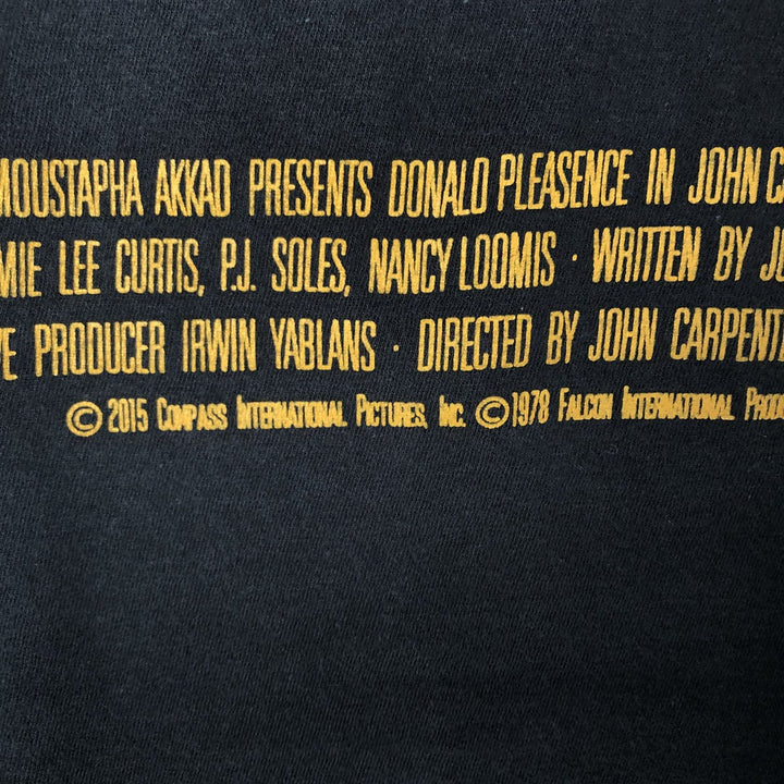 HALLOWEEN Movie T-shirt for men, size M cotton black type Vintage Second Hand
