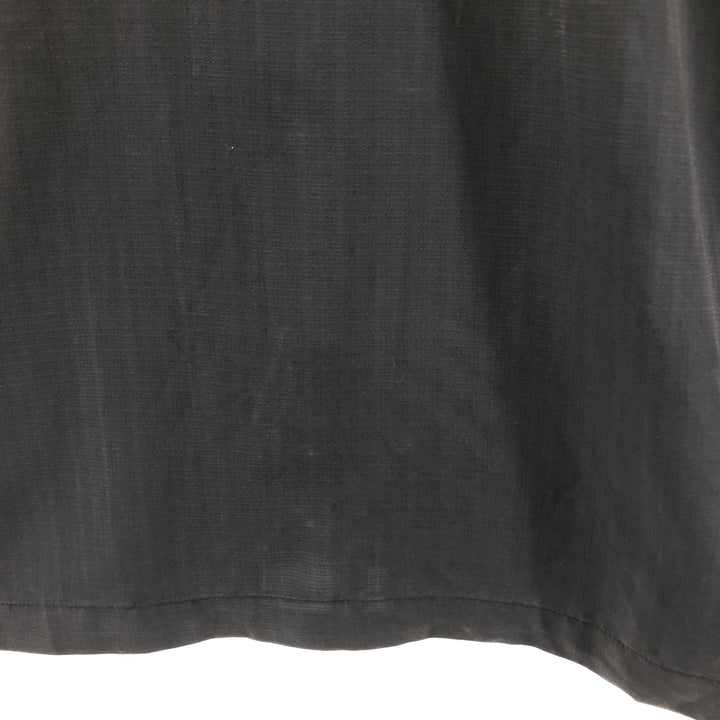 CHEROKEE Two-tone open collar short sleeve box shirt, men's XL size unclear gray type Vintage Second Hand