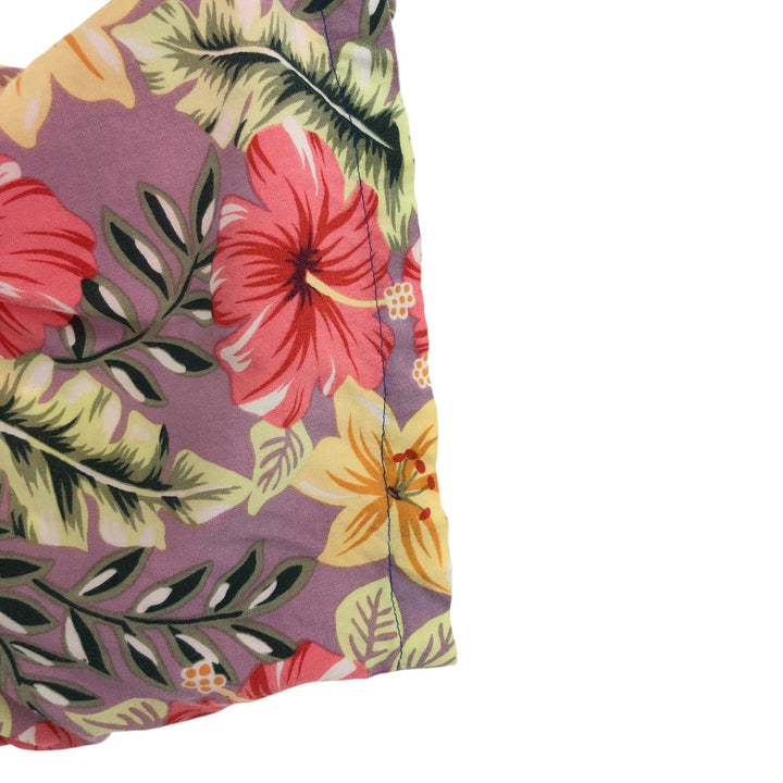 Reyn Spooner Hibiscus Pattern Open Collar Hawaiian Aloha Shirt Box Shirt Men's XXL unclear pink type Vintage Second Hand