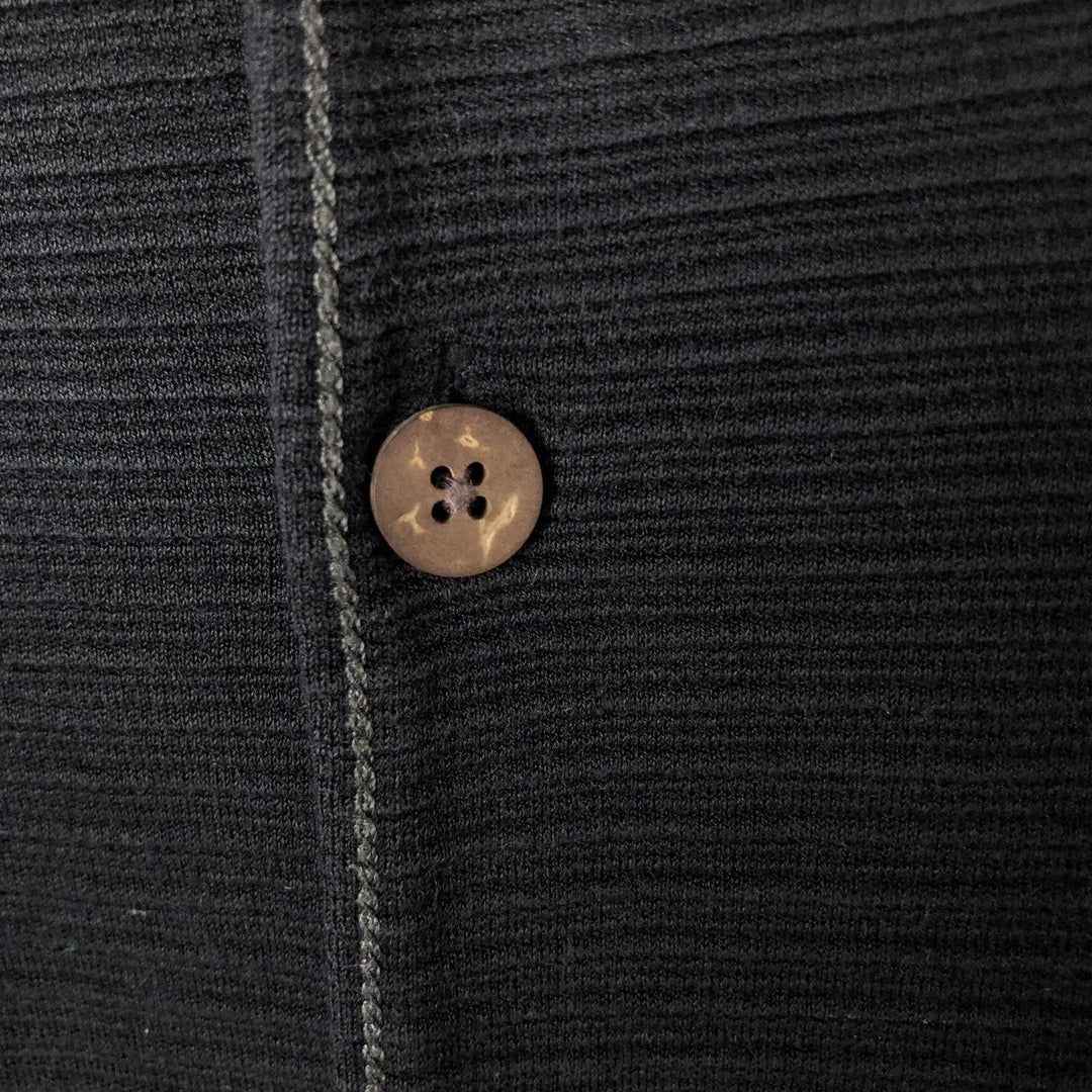 Tommy Bahama short sleeve open collar silk shirt, box shirt, men's M size silk black type Vintage Second Hand
