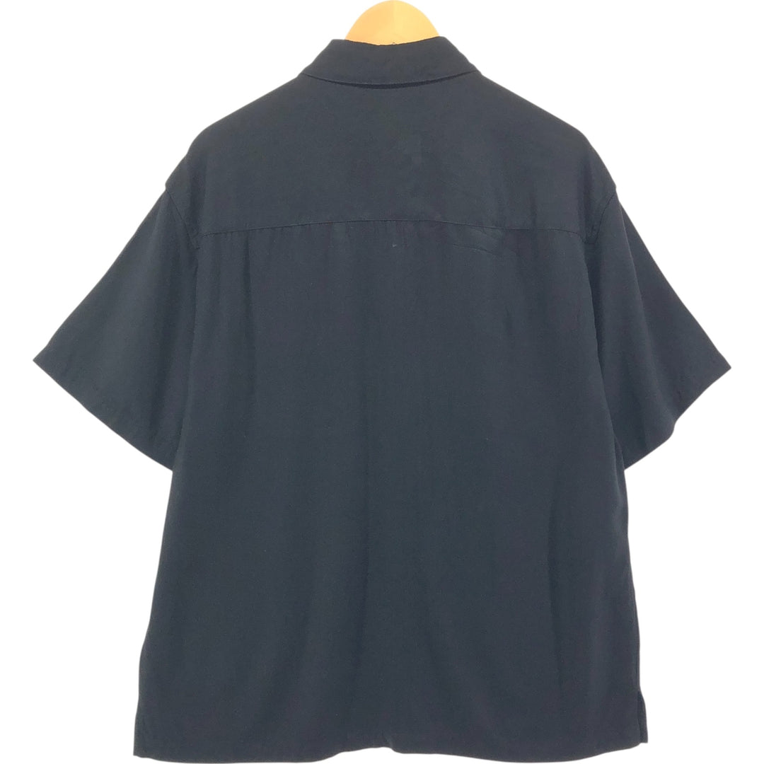 Havana Jack's Cafe HAVANA JACK'S CAFE Short Sleeve Rayon Shirt Box Shirt Men's L Size Rayon black type Vintage Second Hand