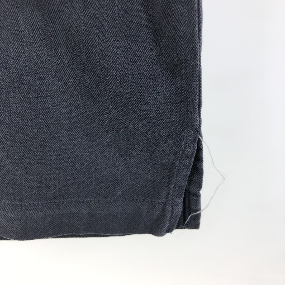 Tommy Bahama short sleeve open collar silk shirt, box shirt, men's M size silk black type Vintage Second Hand