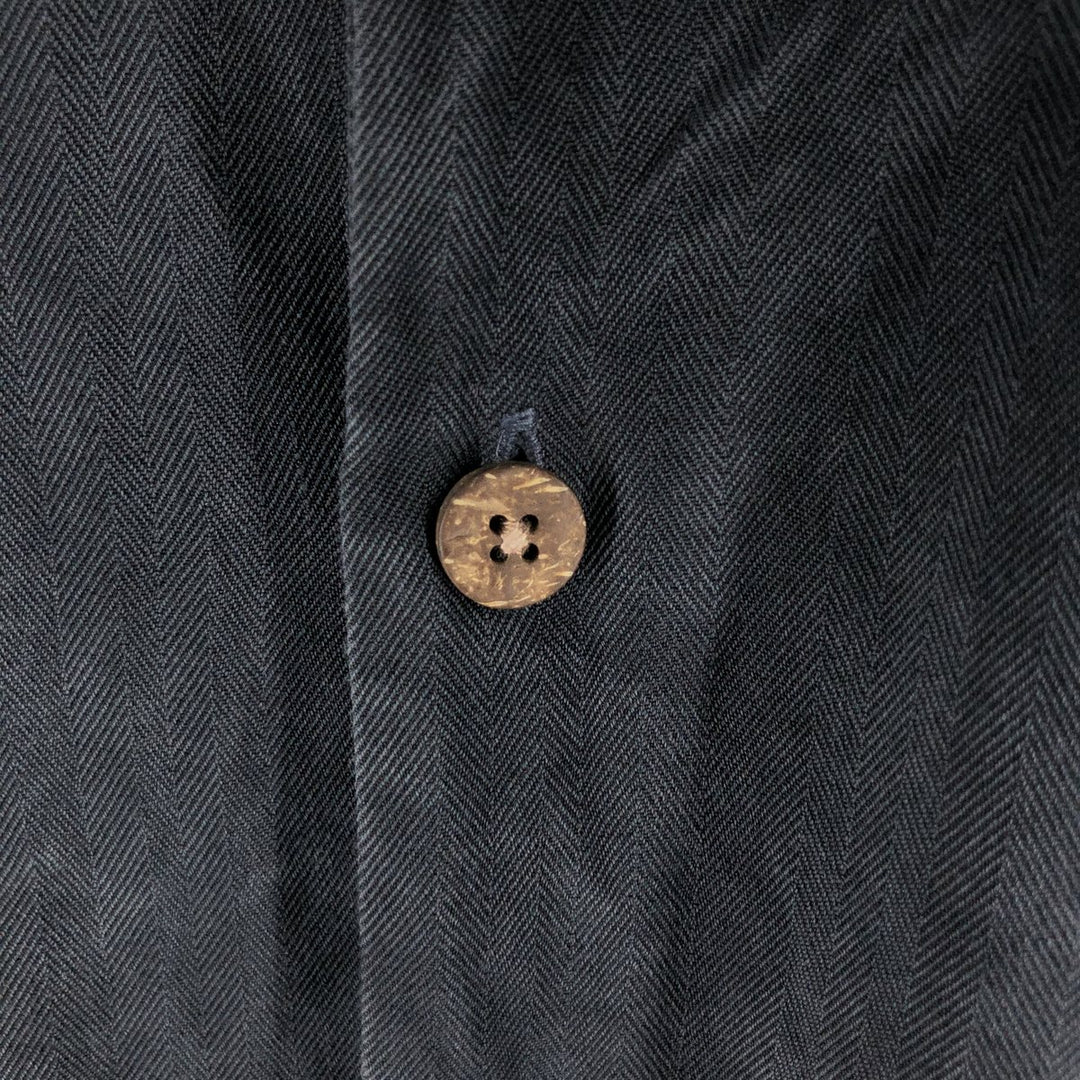 Tommy Bahama short sleeve open collar shirt, box shirt, men's size L unclear black type Vintage Second Hand