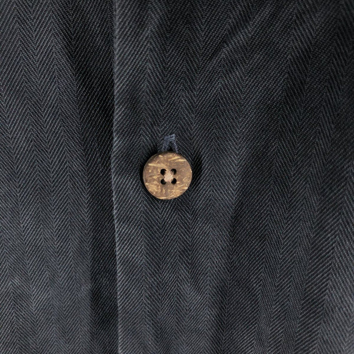 Tommy Bahama short sleeve open collar shirt, box shirt, men's size L unclear black type Vintage Second Hand