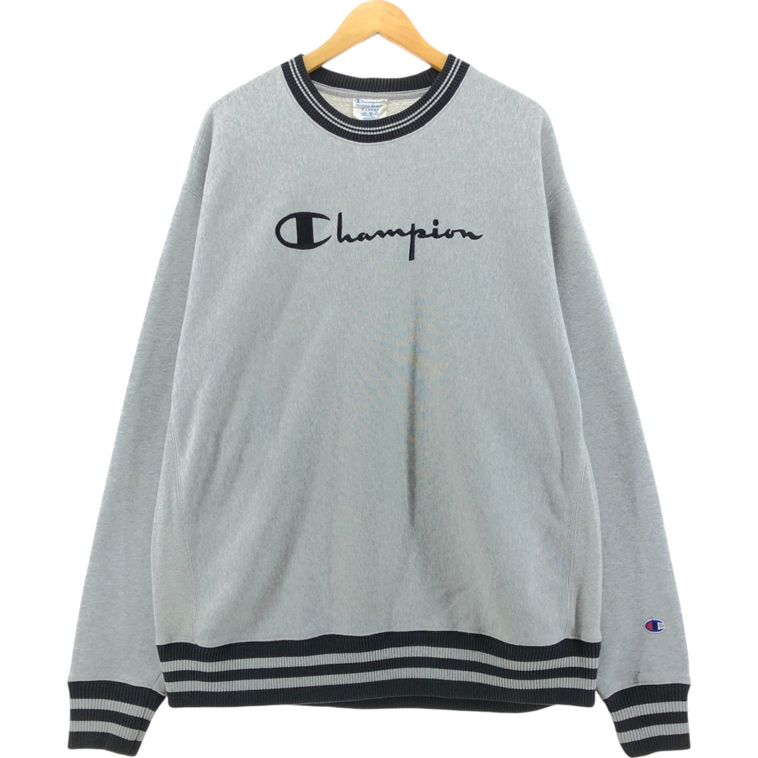 Champion REVERSE WEAVE Reverse Weave Logo Sweatshirt Trainer Men's XL Vintage cotton gray type Vintage Second Hand