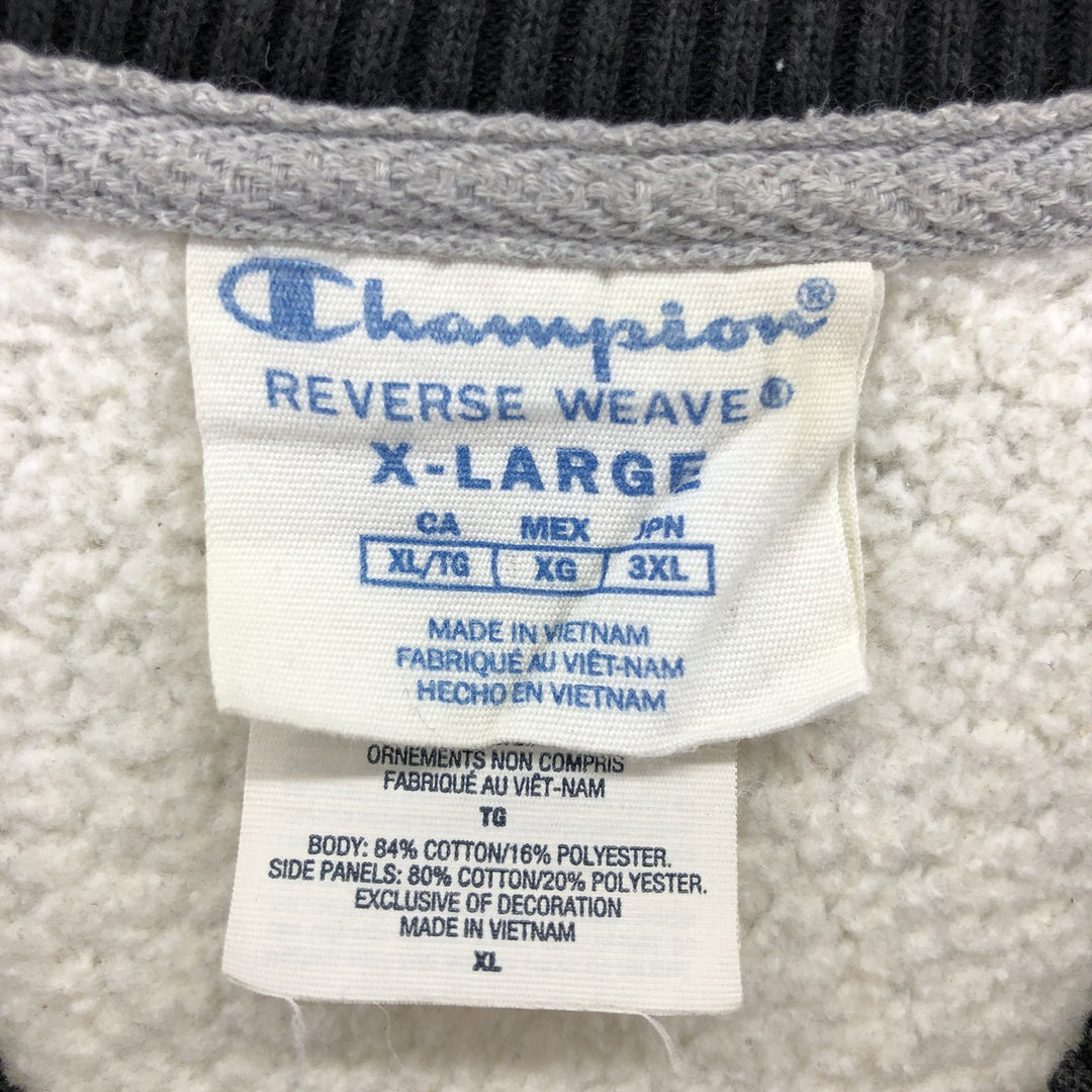 Champion REVERSE WEAVE Reverse Weave Logo Sweatshirt Trainer Men's XL Vintage cotton gray type Vintage Second Hand