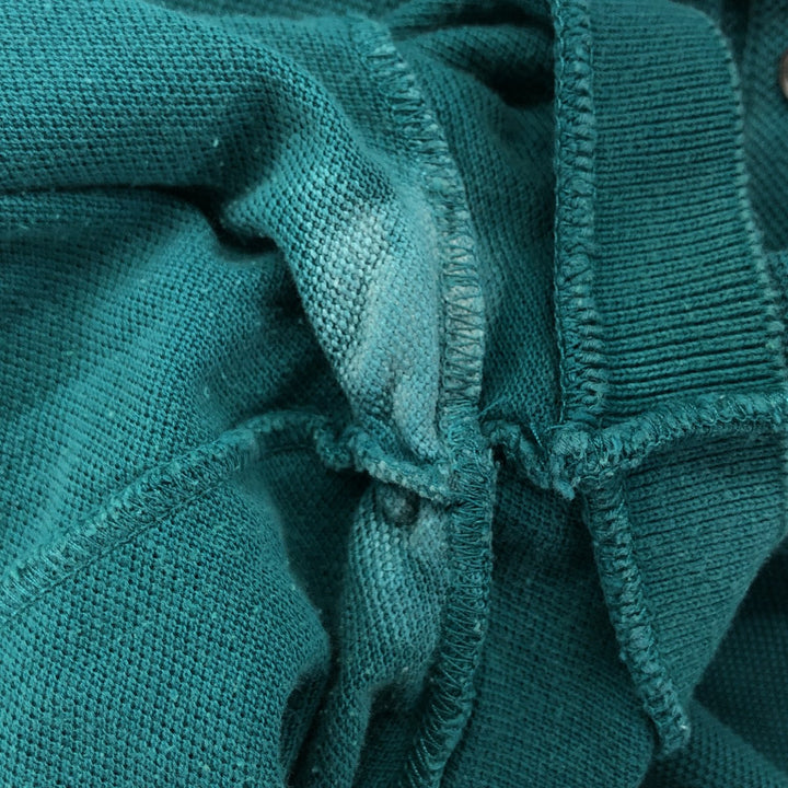 Lacoste LACOSTE SLIM FIT short sleeve polo shirt 5 men's L equivalent cotton green type Vintage Second Hand