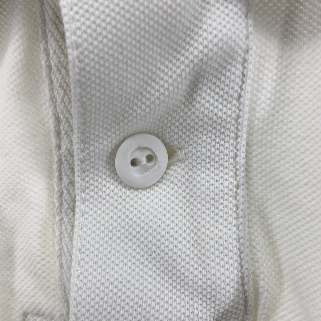 Ralph Lauren POLO by Ralph Lauren CUSTOM FIT Big Pony Short Sleeve Polo Shirt Men's L size cotton white type Vintage Second Hand