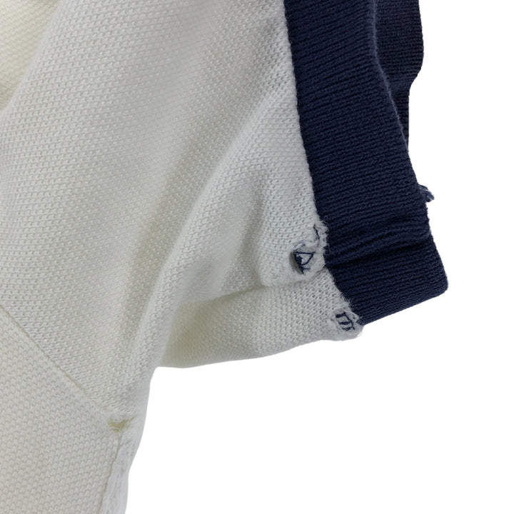 Ralph Lauren POLO by Ralph Lauren CUSTOM FIT Big Pony Short Sleeve Polo Shirt Men's L size cotton white type Vintage Second Hand