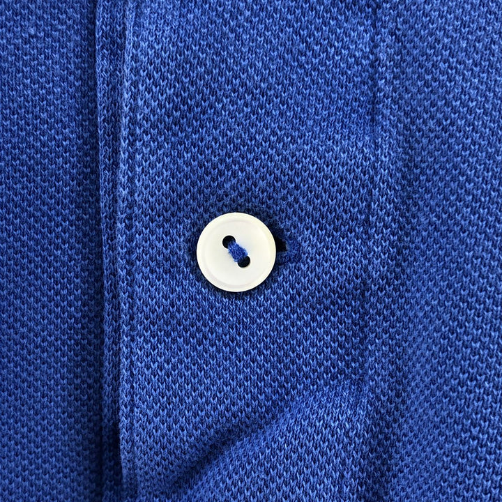 Lacoste LACOSTE Short Sleeve Polo Shirt No. 7 Men's XXL cotton blue type Vintage Second Hand