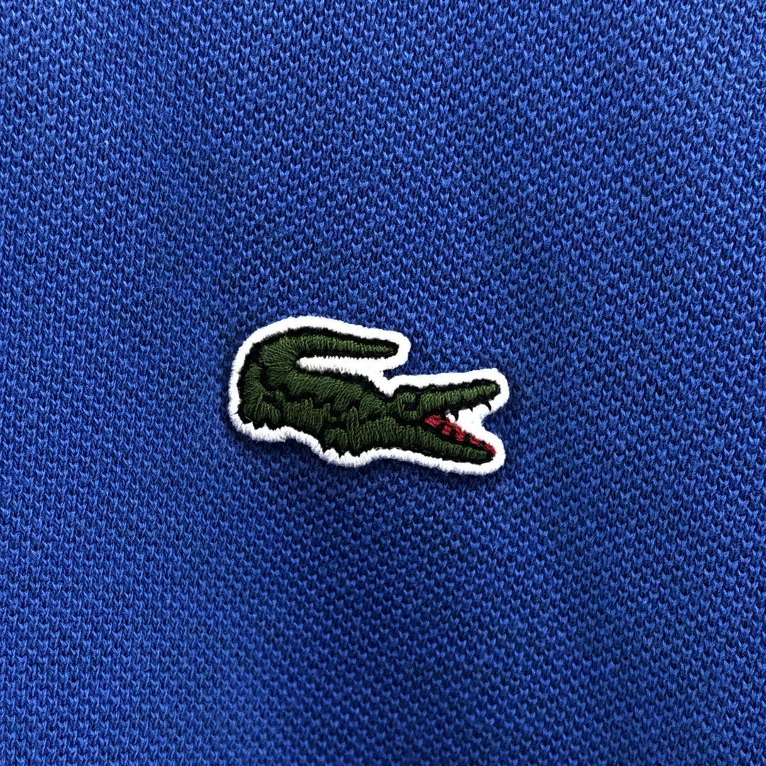 Lacoste LACOSTE Short Sleeve Polo Shirt No. 7 Men's XXL cotton blue type Vintage Second Hand