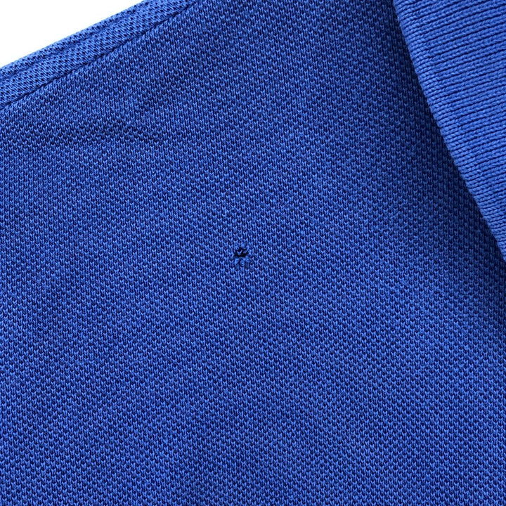 Lacoste LACOSTE Short Sleeve Polo Shirt No. 7 Men's XXL cotton blue type Vintage Second Hand