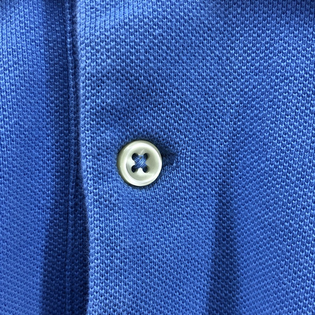 Ralph Lauren POLO by Ralph Lauren short sleeve polo shirt, men's XL size cotton Blue type light blue Vintage Second Hand