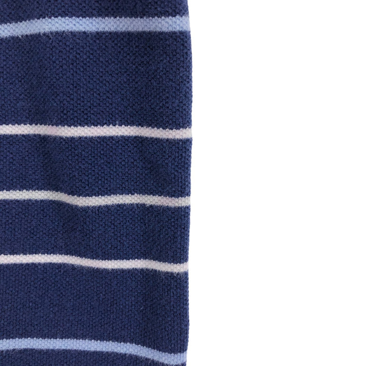 Lacoste LACOSTE Short Sleeve Striped Polo Shirt Size 5 Men's L cotton Navy blue Vintage Second Hand