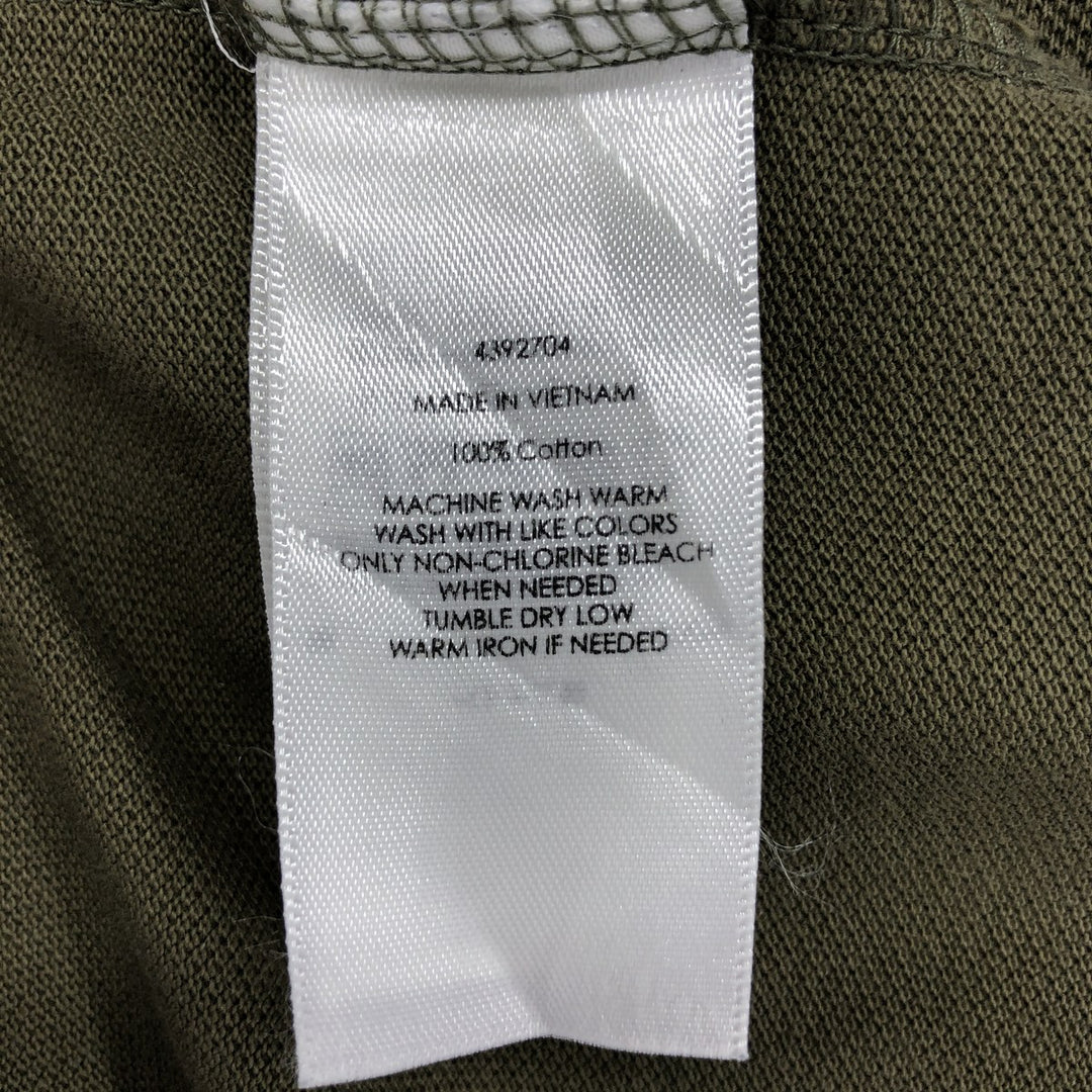 Ralph Lauren POLO by Ralph Lauren CUSTOM FIT short sleeve polo shirt, men's size L cotton Khaki type sage green Vintage Second Hand