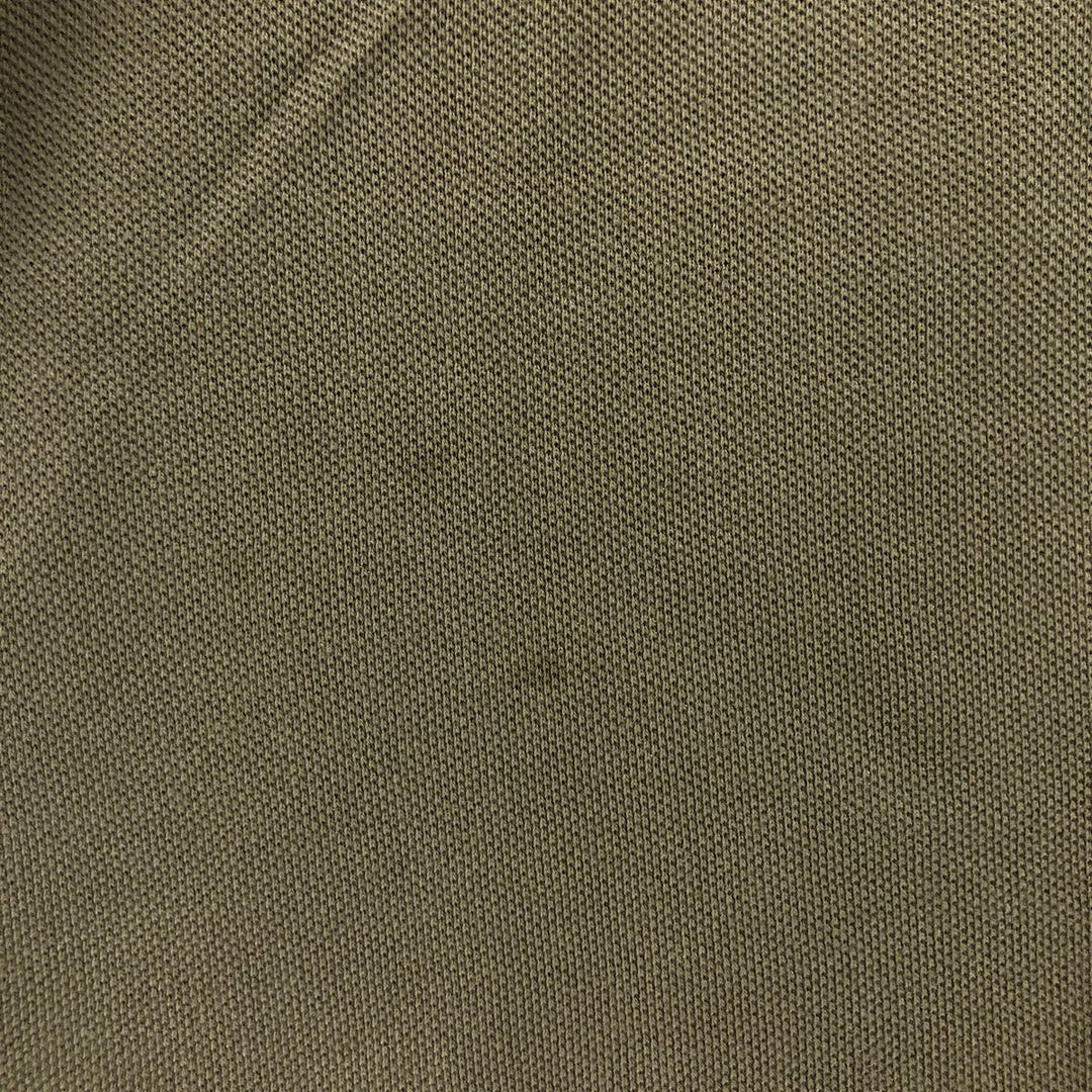 Ralph Lauren POLO by Ralph Lauren CUSTOM FIT short sleeve polo shirt, men's size L cotton Khaki type sage green Vintage Second Hand