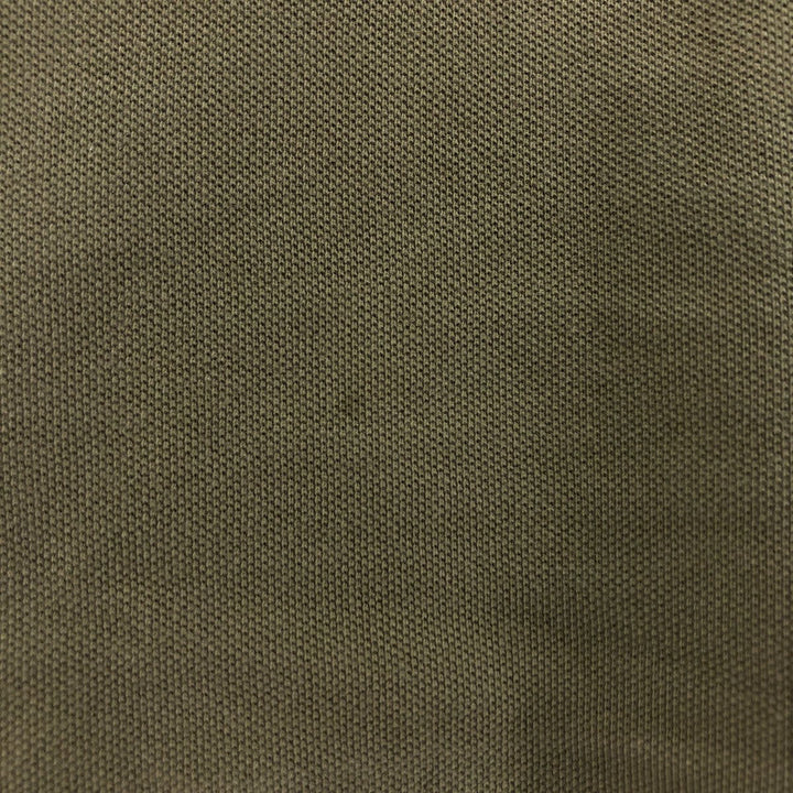 Ralph Lauren POLO by Ralph Lauren CUSTOM FIT short sleeve polo shirt, men's size L cotton Khaki type sage green Vintage Second Hand