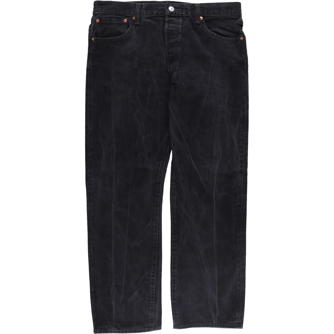 Levi's 501 Black Denim Straight Denim Pants Men's W36 cotton black type Vintage Second Hand