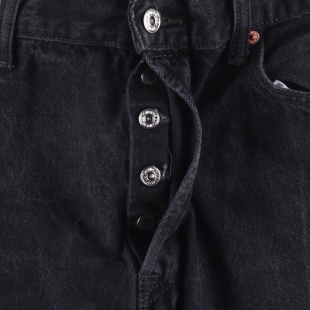 Levi's 501 Black Denim Straight Denim Pants Men's W36 cotton black type Vintage Second Hand