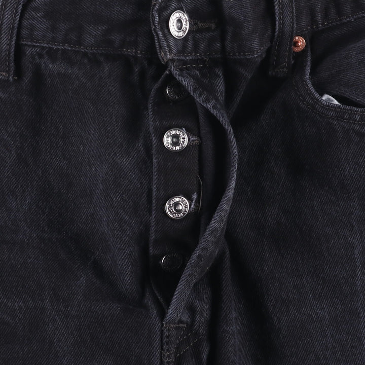 Levi's 501 Black Denim Straight Denim Pants Men's W36 cotton black type Vintage Second Hand
