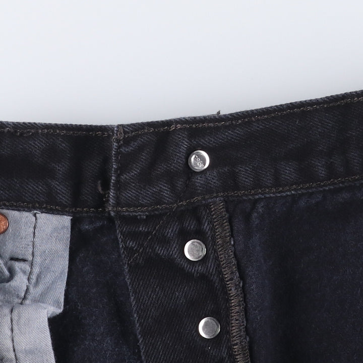 Levi's 501 Black Denim Straight Denim Pants Men's W36 cotton black type Vintage Second Hand
