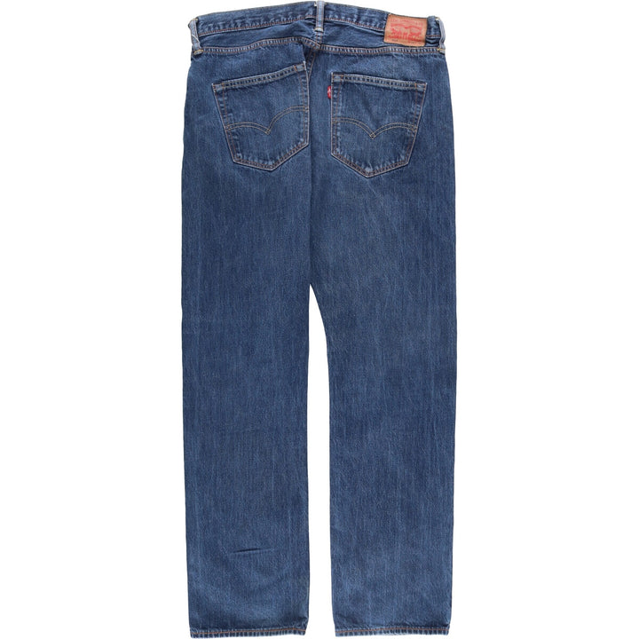 Levi's 501 straight denim pants for men, size W35 cotton Indigo Vintage Second Hand