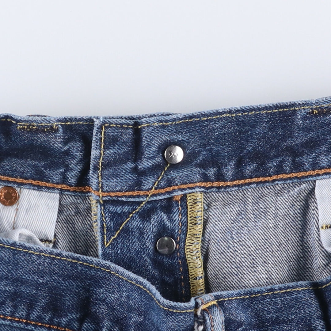 Levi's 501 straight denim pants for men, size W35 cotton Indigo Vintage Second Hand