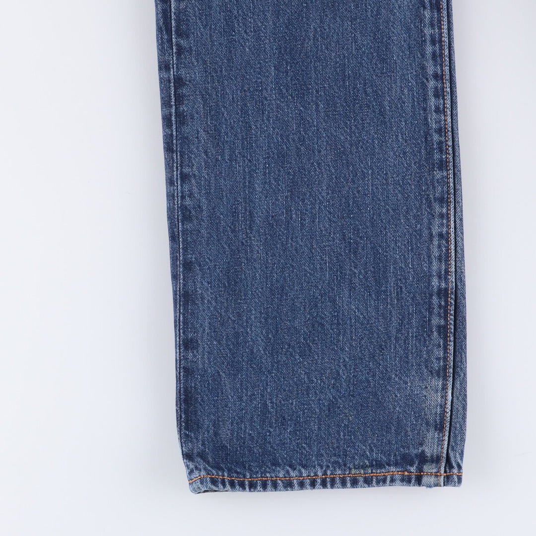 Levi's 501 straight denim pants for men, size W35 cotton Indigo Vintage Second Hand