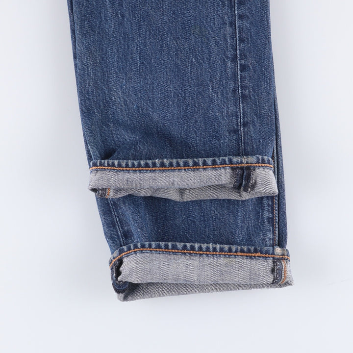 Levi's 501 straight denim pants for men, size W35 cotton Indigo Vintage Second Hand