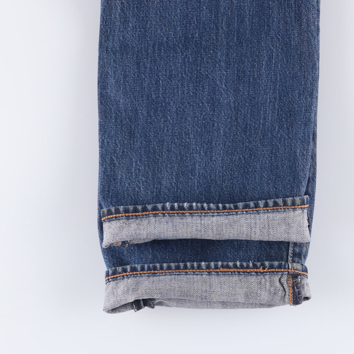 Levi's 501 straight denim pants for men, size W35 cotton Indigo Vintage Second Hand