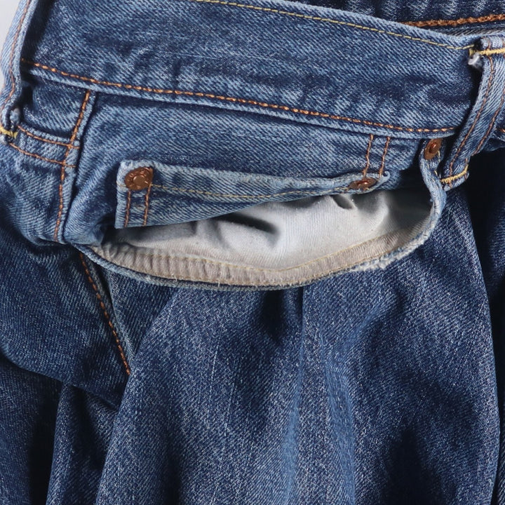 Levi's 501 straight denim pants for men, size W35 cotton Indigo Vintage Second Hand