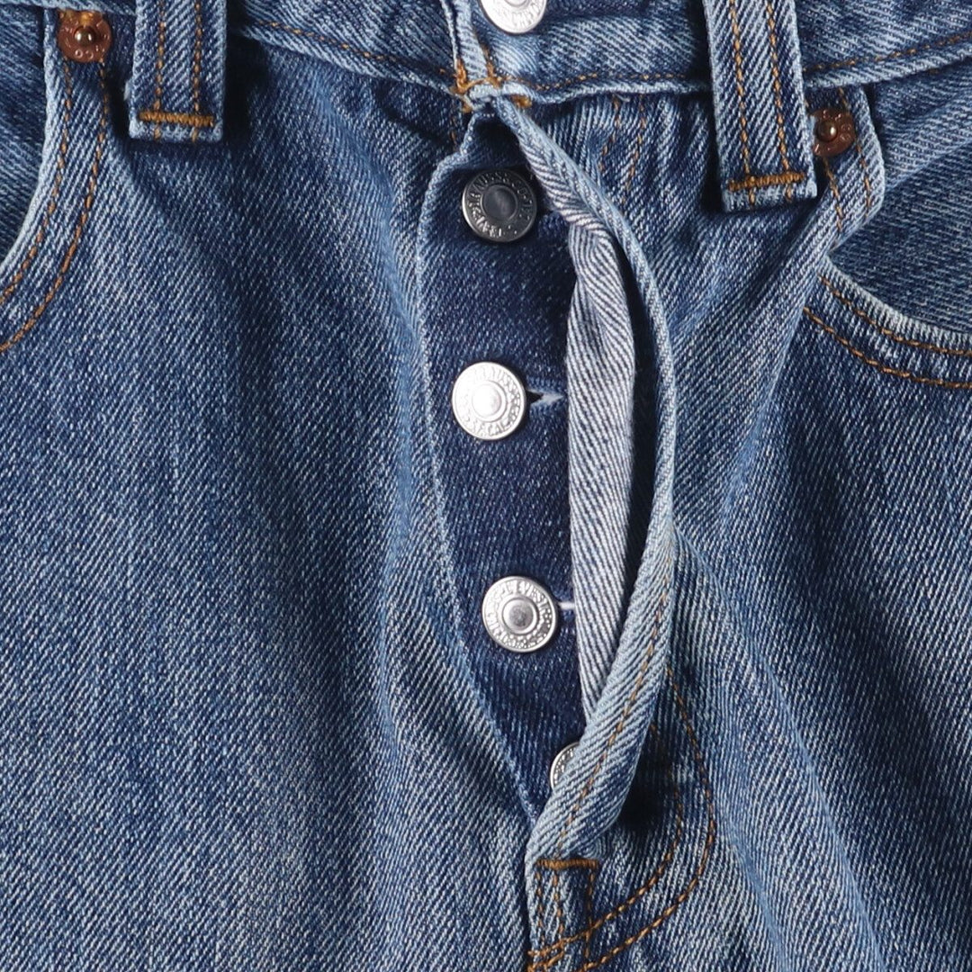 Levi's 501 straight denim pants for men, equivalent to w31 cotton blue type Vintage Second Hand