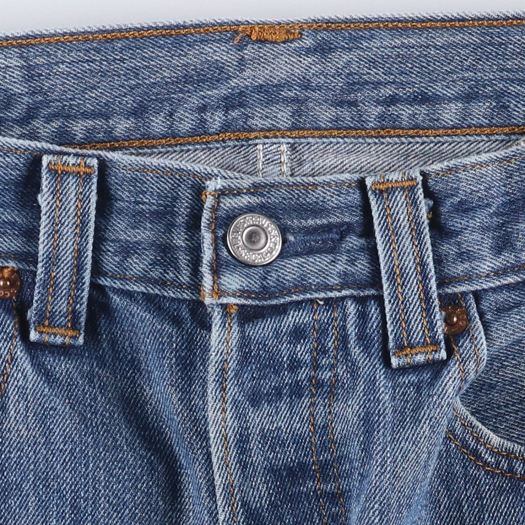 Levi's 501 straight denim pants for men, equivalent to w31 cotton blue type Vintage Second Hand