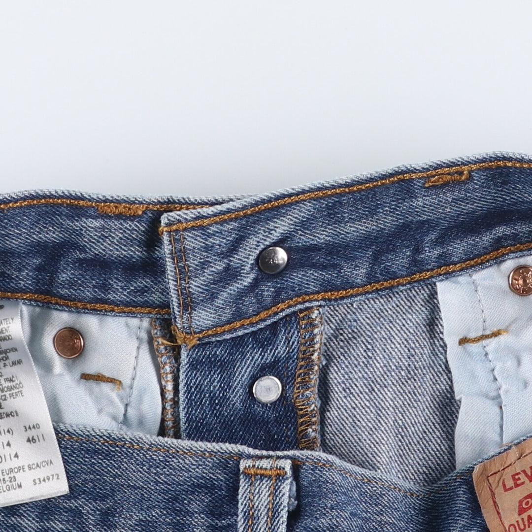 Levi's 501 straight denim pants for men, equivalent to w31 cotton blue type Vintage Second Hand