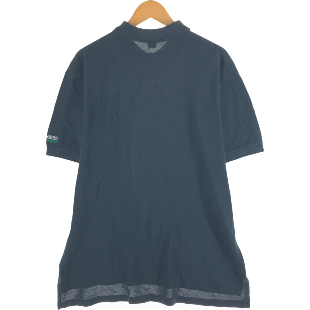 Ralph Lauren POLO by Ralph Lauren Big Pony Short Sleeve Polo Shirt Men's XL Pima Cotton black type Vintage Second Hand