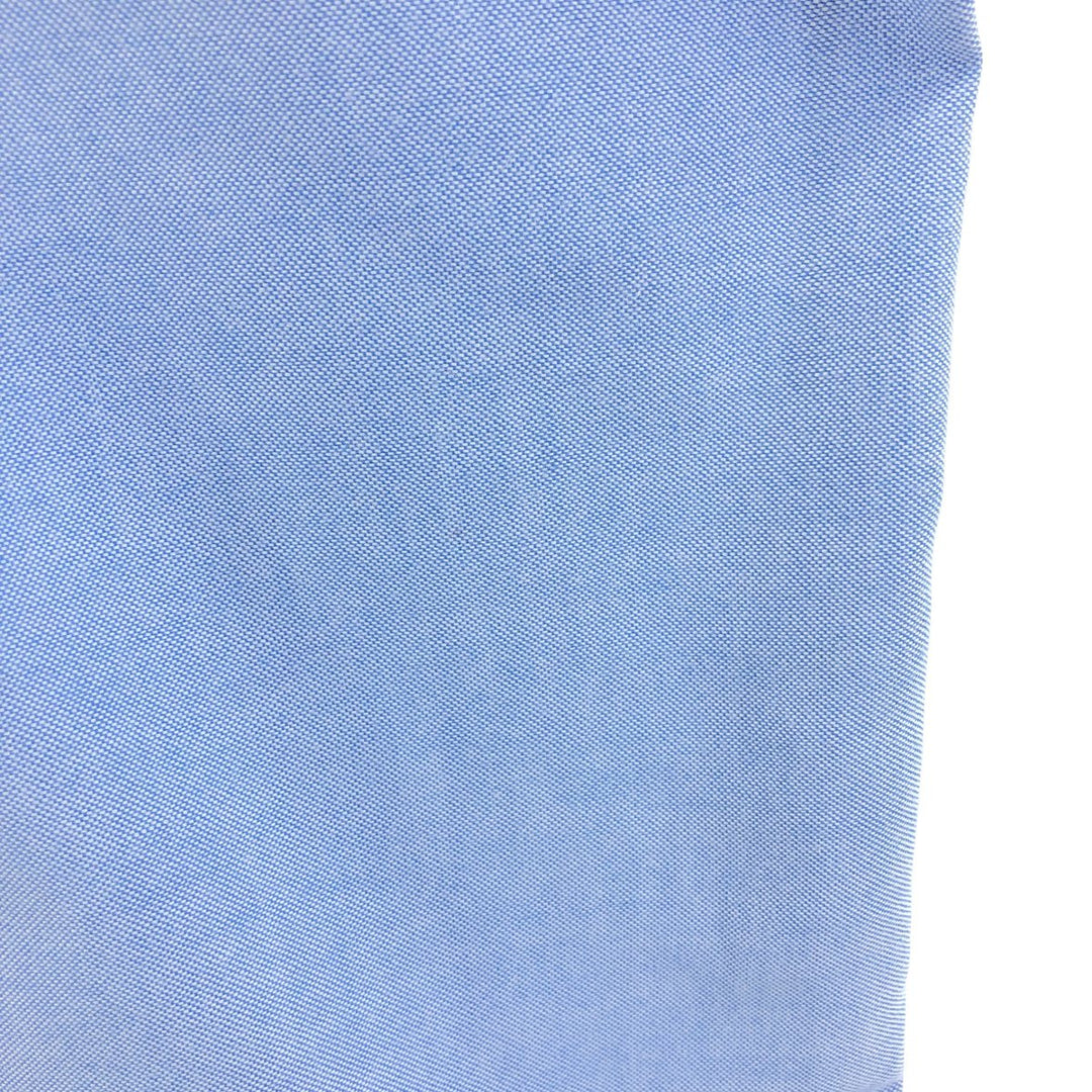 80s-90'S Brooks Brothers MAKERS Short Sleeve Button Down Shirt Made in USA Men's Size L Vintage cotton Blue type light blue Vintage Second Hand