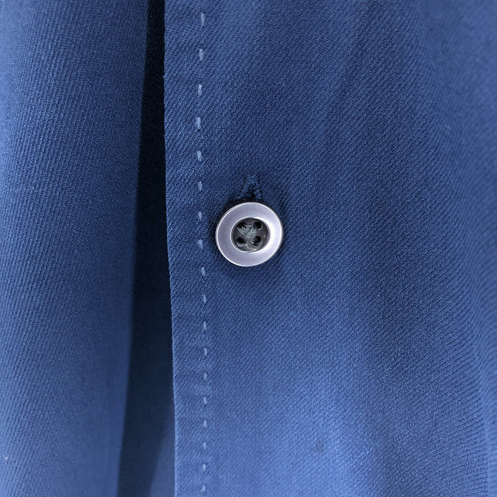 Tommy Bahama ORIGINAL FIT short sleeve open collar silk shirt box shirt men's XL size silk blue type Vintage Second Hand