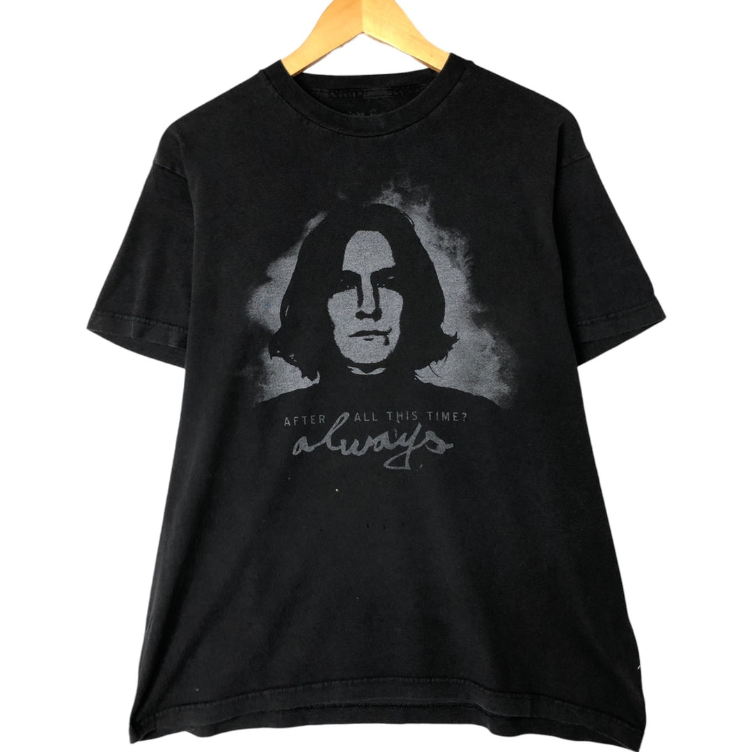 HARRY POTTER Harry Potter Movie T-shirt Men's L size unclear black type Vintage Second Hand