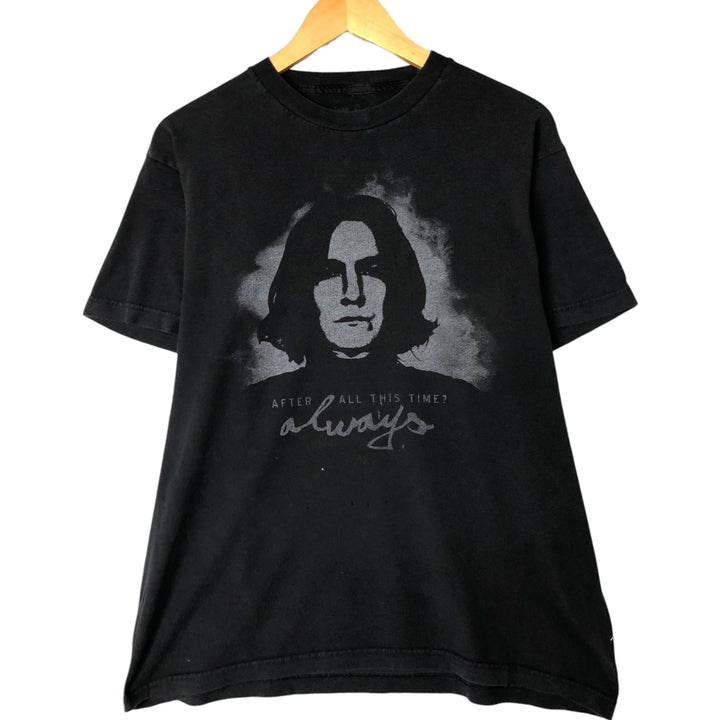 HARRY POTTER Harry Potter Movie T-shirt Men's L size unclear black type Vintage Second Hand