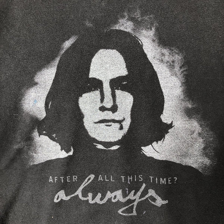 HARRY POTTER Harry Potter Movie T-shirt Men's L size unclear black type Vintage Second Hand