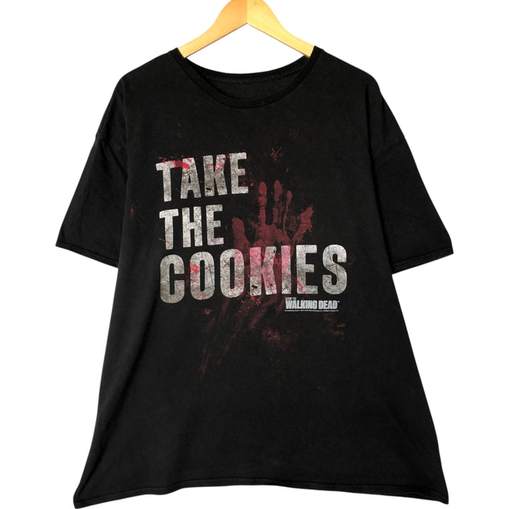 THE WALKING DEAD The Walking Dead Movie T-shirt Men's L size unclear black type Vintage Second Hand