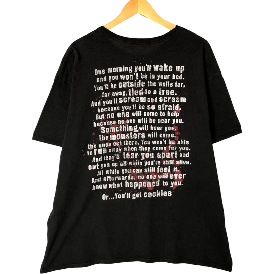 THE WALKING DEAD The Walking Dead Movie T-shirt Men's L size unclear black type Vintage Second Hand