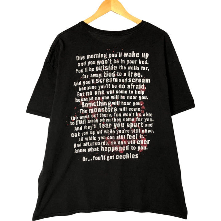 THE WALKING DEAD The Walking Dead Movie T-shirt Men's L size unclear black type Vintage Second Hand