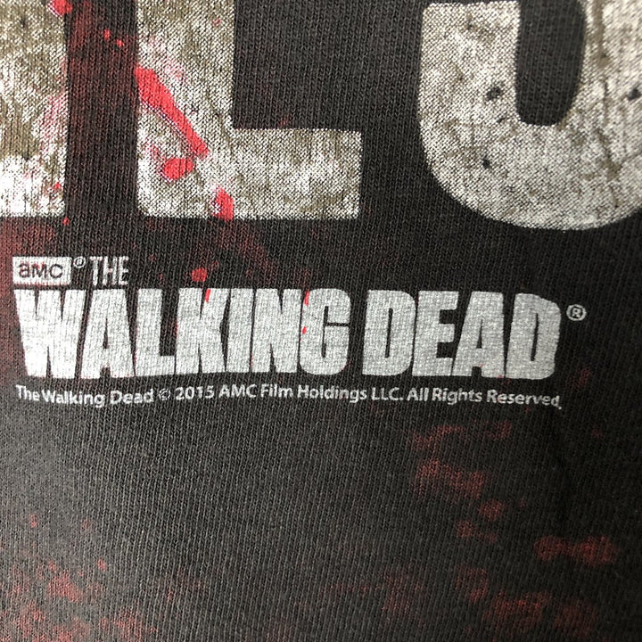 THE WALKING DEAD The Walking Dead Movie T-shirt Men's L size unclear black type Vintage Second Hand