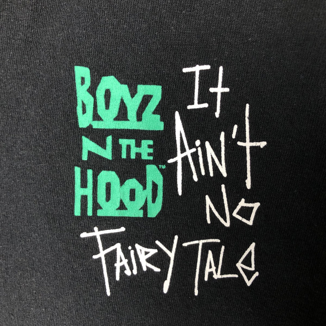 Boyz n the Hood Boyz n the Hood Movie T-shirt Men's M size cotton black type Vintage Second Hand