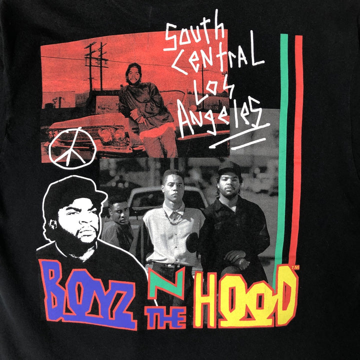 Boyz n the Hood Boyz n the Hood Movie T-shirt Men's M size cotton black type Vintage Second Hand