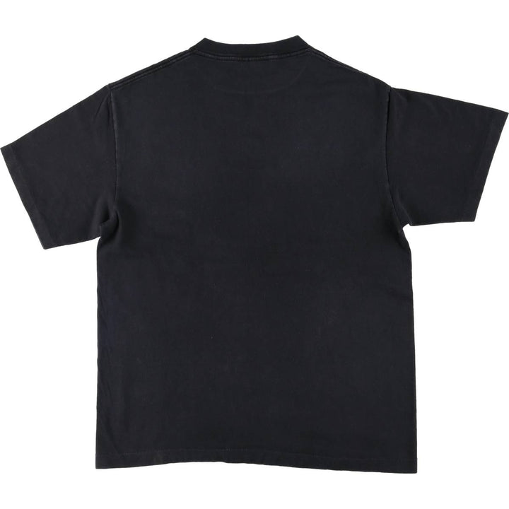 90'S SOFTEE Cow Print Animal T-Shirt Made in USA Men's Size L Vintage cotton black type Vintage Second Hand
