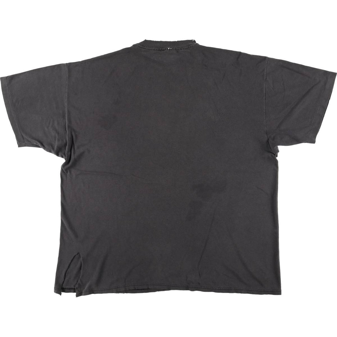 00'S Hanes GRENDEL Grendel character print T-shirt, men's size XXL cotton black type Vintage Second Hand