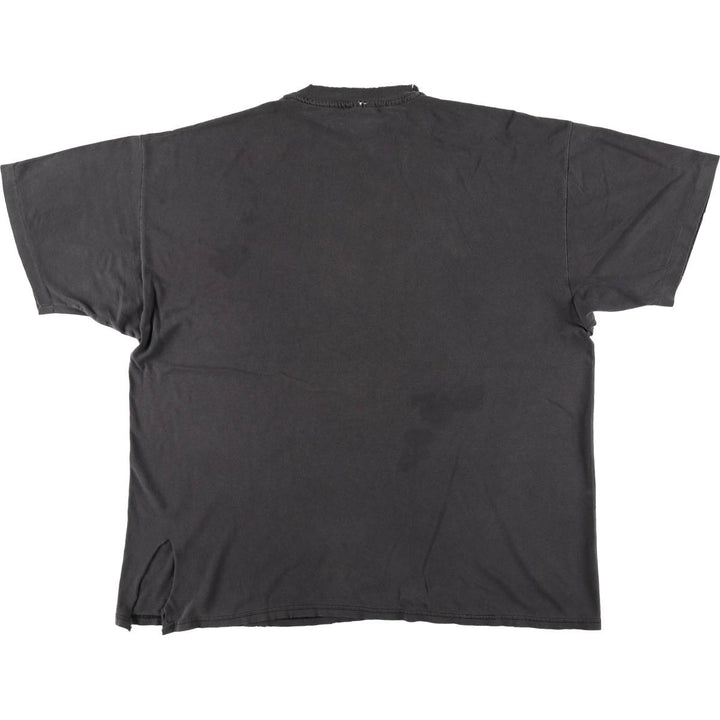 00'S Hanes GRENDEL Grendel character print T-shirt, men's size XXL cotton black type Vintage Second Hand