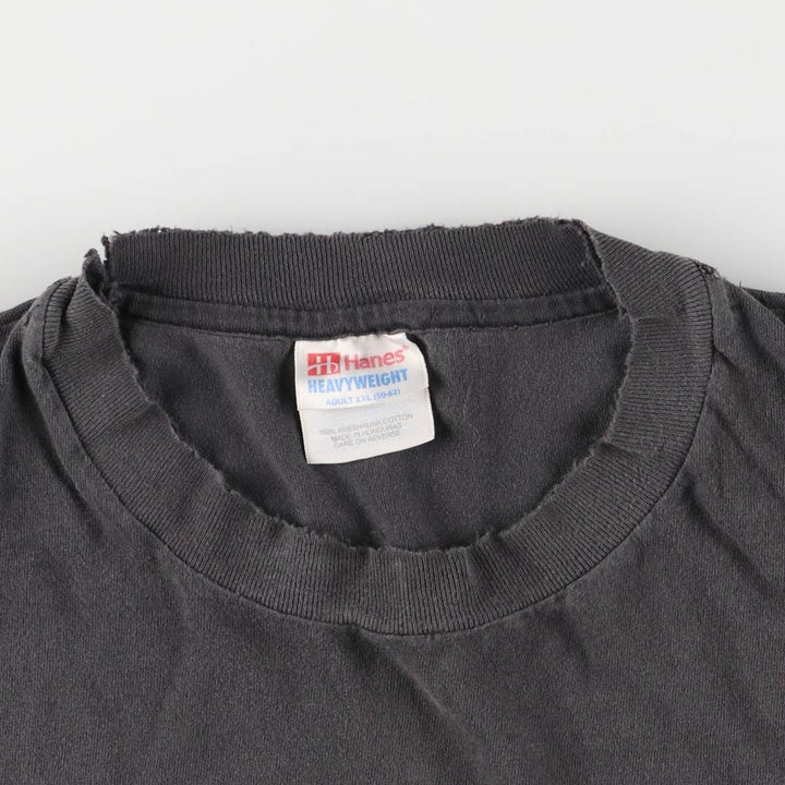 00'S Hanes GRENDEL Grendel character print T-shirt, men's size XXL cotton black type Vintage Second Hand